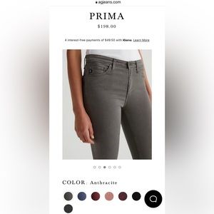 Adriano Goldschmidt jeans- 28R in color Anthracite